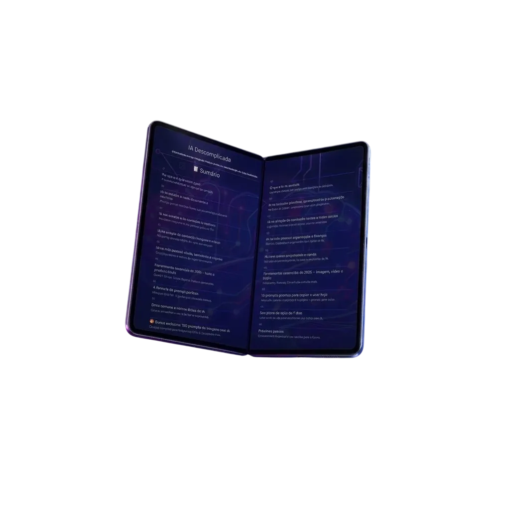 Páginas internas do e-book IA Descomplicada
